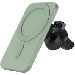 Mobigear ColorCharge MagSafe Autohalterung Lüftungsgitter Magnetisch Universal - Grün