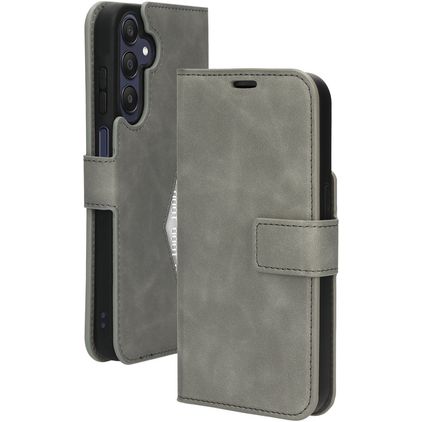 Mobiparts Classic Wallet Samsung Galaxy A25 Hülle Klapphülle Geldbörse - Granite Grey