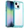 Mobigear Crystal iPhone 14 Plus Hülle Hardcase Backcover - Transparent / Türkis