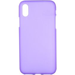Mobigear Colors iPhone XS Max Hülle Flexibles TPU Backcover - Lila