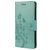 Mobigear Flowers Samsung Galaxy A33 Hülle Klapphülle Geldbörse - Türkis