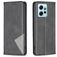 Mobigear Rhombus Slim Xiaomi Redmi Note 12 Hülle Klapphülle - Schwarz