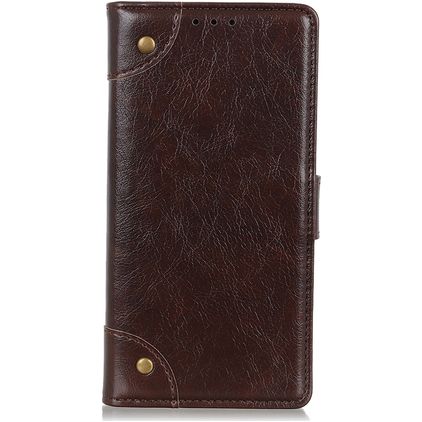Mobigear Ranch Alcatel 1SE (2020) Hülle Klapphülle Geldbörse - Braun