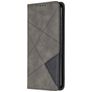 Mobigear Rhombus Slim Nokia 2.3 Hülle Klapphülle - Grau