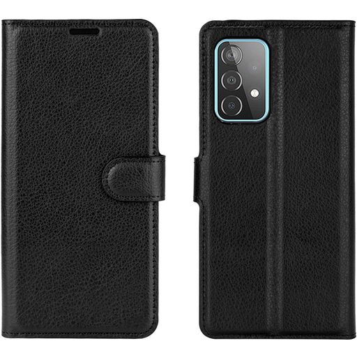 Mobigear Classic Samsung Galaxy A52s 5G Hülle Klapphülle Geldbörse - Schwarz