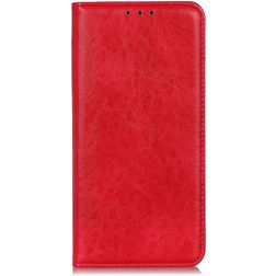 Mobigear Classic Elegance OPPO Reno 6 5G Hülle Klapphülle Geldbörse - Rot