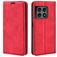 Mobigear Retro Slim OnePlus 10 Pro Hülle Klapphülle Geldbörse - Rot