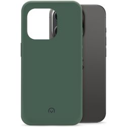 Mobilize Rubber Gelly iPhone 15 Pro Hülle Flexibles TPU Backcover - Matt Green
