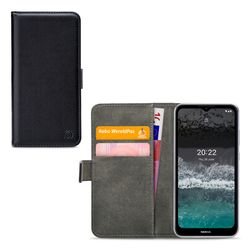 Mobilize Classic Gelly Wallet Nokia C21 Plus Hülle Klapphülle Geldbörse - Schwarz