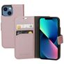 Mobiparts Saffiano Wallet iPhone 13 Mini Hülle Klapphülle Geldbörse - Pink