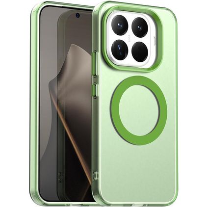 Mobigear Shockproof Xiaomi 15T Pro MagSafe Hülle Hardcase Backcover - Grün