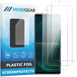 Mobigear Sony Xperia 5 III Displayschutz Schutzfolie - Hüllenfreundlich (3er Pack)