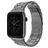 Mobigear Antwerp Edelstahl Apple Watch Armband Faltschließe - 42/41/40/38 mm - Grau