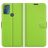 Mobigear Classic Motorola Moto G50 Hülle Klapphülle Geldbörse - Grün