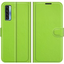Mobigear Classic TCL 20L Hülle Klapphülle Geldbörse - Grün