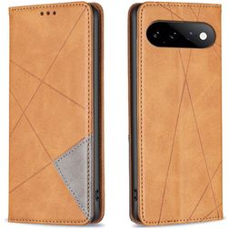 Mobigear Rhombus Slim Google Pixel 11 Hülle Klapphülle - Cognac