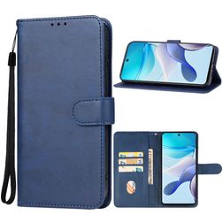 Mobigear Wallet Motorola Moto G53 5G Hülle Klapphülle Geldbörse - Blau