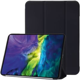 Mobigear Tri-Fold Gel iPad 10 (2022) Hülle TPU,Kunstleder Klapphülle - Schwarz