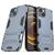 Mobigear Armor Stand iPhone 13 Hülle Hardcase Backcover Stoßfest mit Ständer - Blau