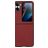 Mobigear Carbon OPPO Find N2 Flip Hülle Hardcase Backcover - Rot