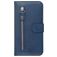 Mobigear Zipper Samsung Galaxy S20 Hülle Klapphülle Geldbörse - Blau