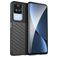 Mobigear Groove POCO F4 Hülle Flexibles TPU Backcover - Schwarz