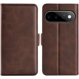 Mobigear Slim Magnet Google Pixel 11 Hülle Klapphülle Geldbörse - Braun