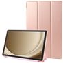 Mobigear Tri-Fold Gel Samsung Galaxy Tab A9 Plus (2023) Hülle TPU,Kunstleder Klapphülle - Roségold