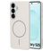 Mobiparts Slim Line Samsung Galaxy S25 MagSafe Hülle Hardcase Backcover - Off White