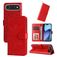 Mobigear Sunflower iPhone Air Hülle Klapphülle Geldbörse - Rot