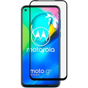 Mobigear Premium Motorola Moto G8 Power Panzerglas Gehärtetes Glas Displayschutz - Hüllenfreundlich - Schwarz