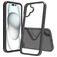 Mobigear Crystal iPhone 16 Plus Hülle Hardcase Backcover - Schwarz