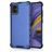 Mobigear Honeycomb Samsung Galaxy A51 Hülle Hardcase Backcover Stoßfest - Blau