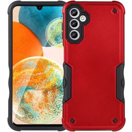 Mobigear Non-slip Armor Samsung Galaxy A14 Hülle Hardcase Backcover Stoßfest - Rot