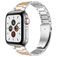 Mobigear Lissabon Edelstahl Apple Watch Armband Faltschließe - 49/46/45/44 mm - Roségold / Silber