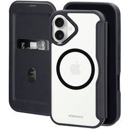 Mobiparts Shield Line iPhone 17 MagSafe Hülle Klapphülle - Schwarz