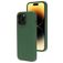 Mobiparts iPhone 14 Pro Silikon Hülle Backcover - Forest Green