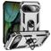 Mobigear Armor Ring Google Pixel 9 Hülle Hardcase Backcover Stoßfest mit Ringhalter - Silber
