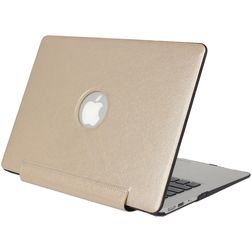 Mobigear Silk Texture United MacBook 12 Zoll (2015-2017) Hardshell Hülle Laptop Cover MacBook Case - Gold - Modell A1534