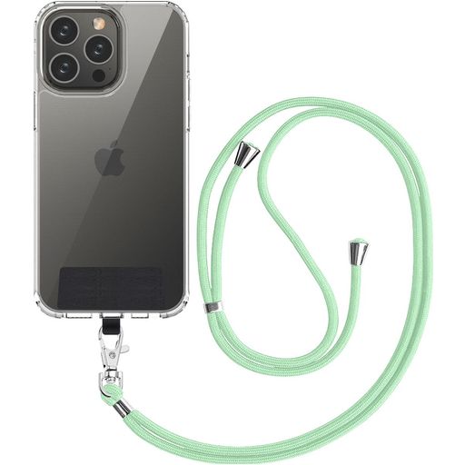 Mobigear Nylon Lanyard Universal-Handykette einstellbar - Grün