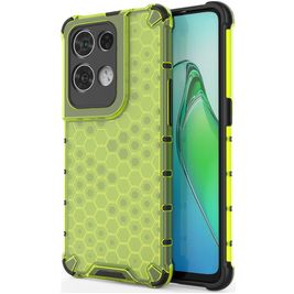 Mobigear Honeycomb OPPO Reno 8 Pro 5G Hülle Hardcase Backcover Stoßfest - Grün