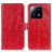 Mobigear Basic Xiaomi 13 Hülle Klapphülle Geldbörse - Rot