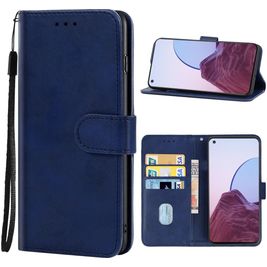 Mobigear Wallet OPPO Reno 7 Lite Hülle Klapphülle Geldbörse - Blau