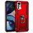 Mobigear Armor Ring Motorola Moto G22 Hülle Hardcase Backcover Stoßfest mit Ringhalter - Rot