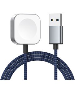 Mobigear USB-A Magnetic Ladegerät Apple Watch 1 Meter 3W 0.6A - Blau