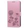 Mobigear Roses Samsung Galaxy A10 Hülle Klapphülle Geldbörse - Roségold