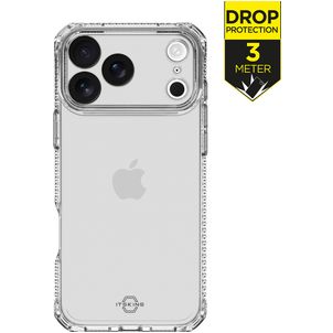 ITSKINS Level 2 SpectrumClear R Durchsichtig iPhone 17 Pro Max Hülle Flexibles TPU Backcover Stoßfest - Transparent