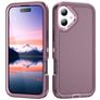 Mobigear Rugged iPhone 17 Hülle Hardcase Backcover Stoßfest - Lila
