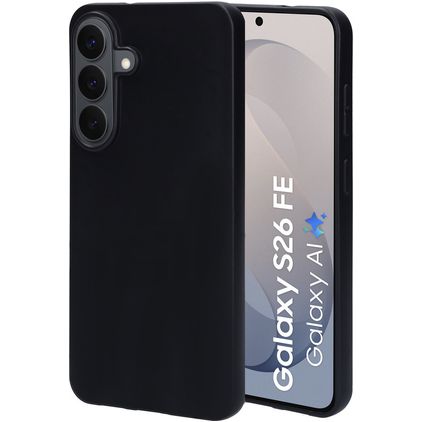 Mobiparts Classic Samsung Galaxy S26 FE Hülle Flexibles TPU Backcover - Schwarz