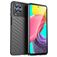 Mobigear Groove Samsung Galaxy M53 Hülle Flexibles TPU Backcover - Schwarz